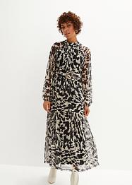 Mesh jurk met decoratieve gesp, bpc selection premium