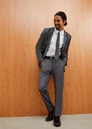 Pak (3-dlg. set): colbert, broek en das slim fit, bpc selection