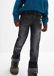 Jongens jeans met graffitiprint, slim fit, John Baner JEANSWEAR