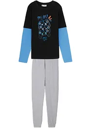 2-in-1 jongens pyjama met biologisch katoen (2-dlg. set), bonprix