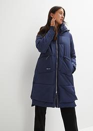 Lange outdoor jas in layerlook, doorgestikt, bpc bonprix collection