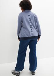 Sweatvest met tekstprint, bpc bonprix collection