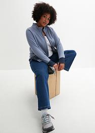 Sweatvest met tekstprint, bpc bonprix collection