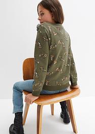 Meisjes sweater met volant, bpc bonprix collection
