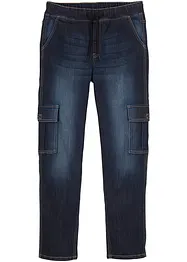 Jongens cargo jeans, loose fit, bonprix