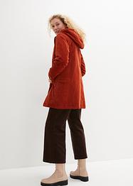 Warme corduroy parka met teddy voering in capuchon, A-lijn, bpc bonprix collection