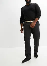 Regular fit chino met comfortband riem, straight, bonprix