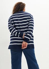 Lange sweater met schipperskraag, John Baner JEANSWEAR