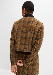 Korte blazer met wol, RAINBOW