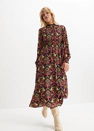 Midi jurk met print, RAINBOW
