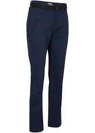 Waterafstotende outdoor broek van stretch-twill met riem, straight, bonprix