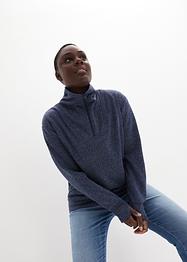 Fleece trui met schipperskraag, bpc bonprix collection