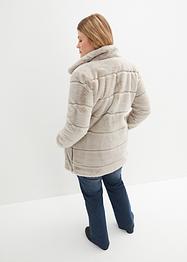 Doorgestikte zwangerschapsjas / draagjas van imitatiebont, bpc bonprix collection