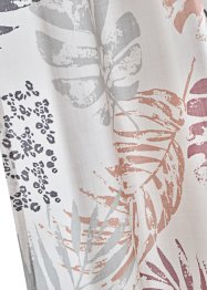 Gordijn van gerecycled polyester met bladerprint (1 stuk), bpc living bonprix collection