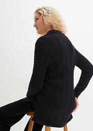 Wijde, katoenen trui met polokraag, bpc bonprix collection