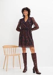 Gedessineerde mesh jurk, BODYFLIRT
