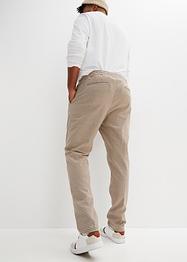 Slim fit chino instapbroek met gerecycled polyester, straight, RAINBOW