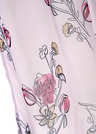 Transparant gordijn met bloemenprint en embrasse (1 stuk), bpc living bonprix collection