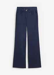 High waist stretch broek, wijde pijpen, bpc bonprix collection
