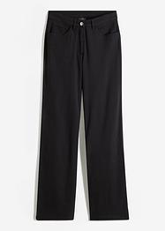 High waist stretch broek, wijde pijpen, bpc bonprix collection