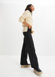 High waist stretch broek, wijde pijpen, bpc bonprix collection