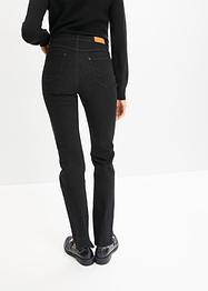 Stretch jeans met onafgewerkte randen, straight, John Baner JEANSWEAR