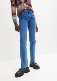 Stretch jeans met onafgewerkte randen, straight, John Baner JEANSWEAR