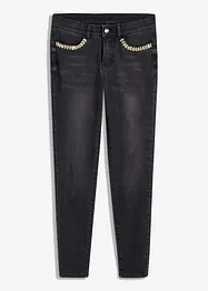 Stretch jeans met versiering, bonprix