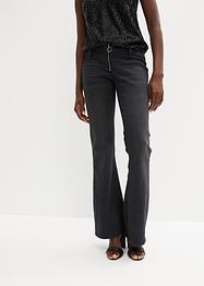 Flared jeans met ritssluiting, RAINBOW