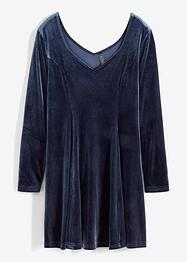 Fluwelen shirtjurk met lange mouwen, RAINBOW