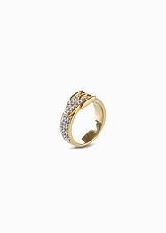 Ring met kristallen, bpc bonprix collection