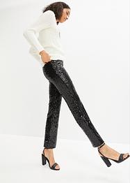 Broek met pailletten, BODYFLIRT boutique