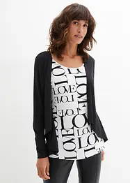 Shirt met tekstprint, bonprix