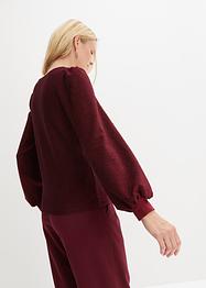 Glittershirt met knoopdetail, bpc selection