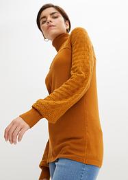 Trui van viscose met ajourpatroon, bpc selection premium