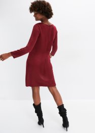 Satijnen jurk met wikkeleffect, BODYFLIRT boutique