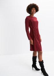 Satijnen jurk met wikkeleffect, BODYFLIRT boutique