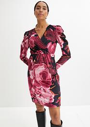 Fluwelen jurk met plooitjes, BODYFLIRT boutique
