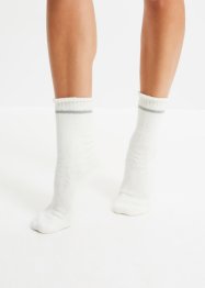 Thermo sokken (3 paar) met frotté binnenin en rolrandje, bpc bonprix collection