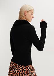 Vest met imitatiebont en viscose, BODYFLIRT