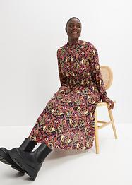 Midi jurk met print, RAINBOW