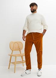 Regular fit corduroy instapbroek, cropped, straight, RAINBOW