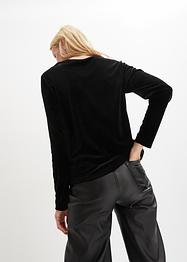 Fluwelen shirt met cut-outs, bpc selection