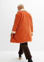 Lange corduroy jas met teddy voering, bpc bonprix collection