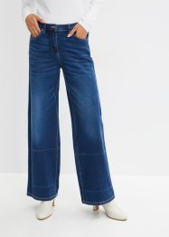 Stretch jeans met extra wijde pijpen en comfortband, bpc bonprix collection