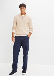 Regular fit cargo broek met comfort fit, straight, bpc bonprix collection