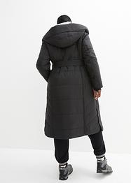 Lange outdoor jas in layerlook met riem, waterafstotend, bpc bonprix collection