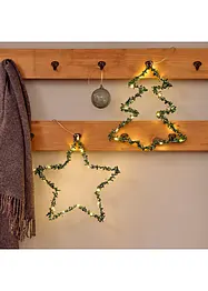 LED hangdecoratie kerstboom en ster (2-dlg. set), bonprix