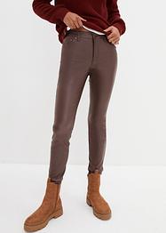 Stretch broek met coating en comfortband, skinny, bpc bonprix collection