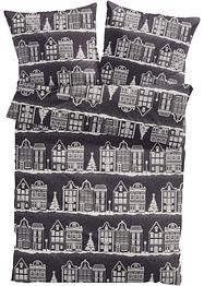 Dekbedovertrek met huizen, bpc living bonprix collection
